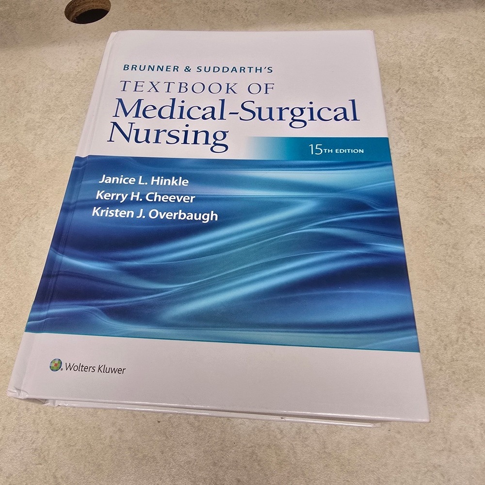 Brunner & Suddarth Textbook of Medical-Surgical Nursing 15th Ed 9781975161033